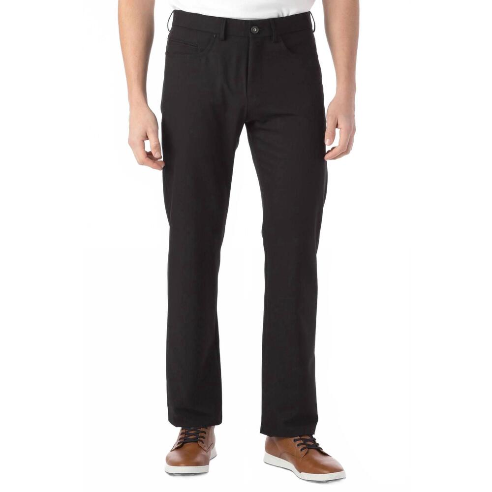 NEW BALLIN comfort-eze 5-pocket commuter bi-stretch gabardine pant in black